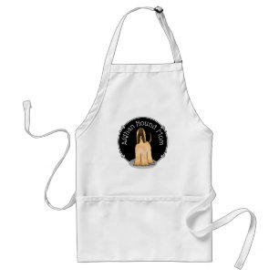 Afghan Hound Mum Afghan Mum (fawn) Cute Dog Mum Standard Apron