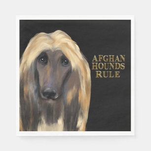 AFGHAN HOUND   NAPKIN