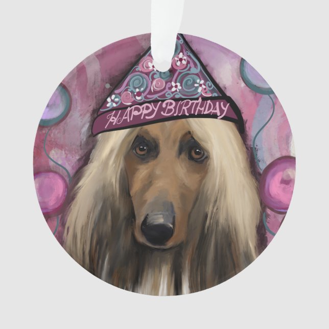 Afghan Hound            Ornament (Front)