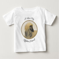 Afghan Hound Painting - Cute Original Dog Art