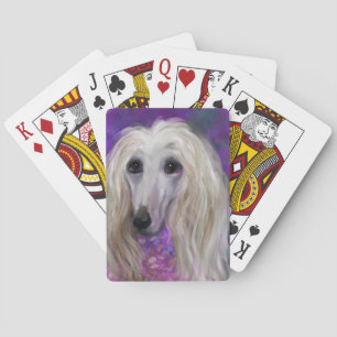  AFGHAN HOUND  PLAYING CARDS