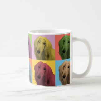 Afghan Hound Pop-Art Coffee Mug