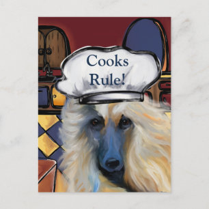 Afghan Hound     Postcard