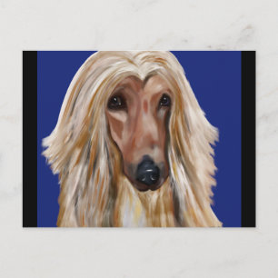 AFGHAN HOUND   POSTCARD