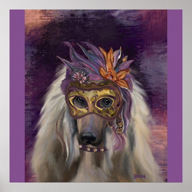 AFGHAN HOUND POSTER (Front)