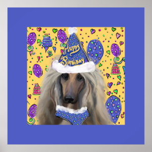 AFGHAN HOUND POSTER