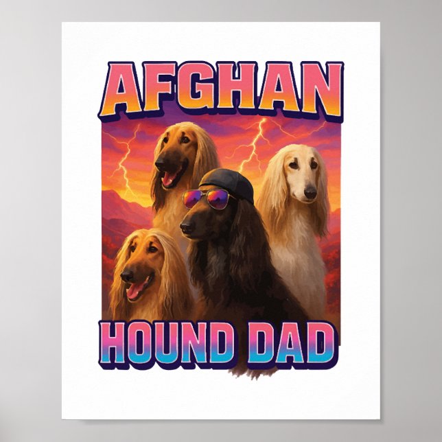 Afghan Hound Poster (Front)
