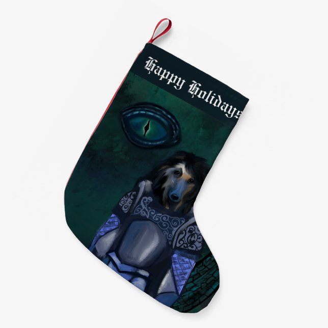 Afghan Hound     Small Christmas Stocking (Front (Hanging))