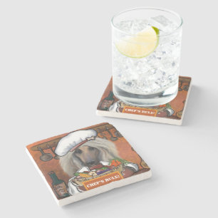 Afghan Hound Stone Coaster