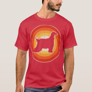 Afghan Hound Sunset Retro  for Men Women Boys Girl T-Shirt