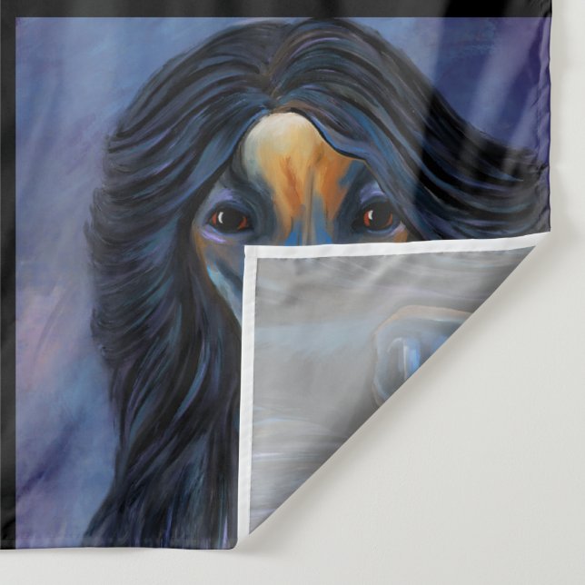 Afghan Hound  Tapestry (Detail)