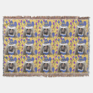 AFGHAN HOUND THROW BLANKET