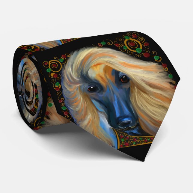 Afghan Hound    Tie (Rolled)