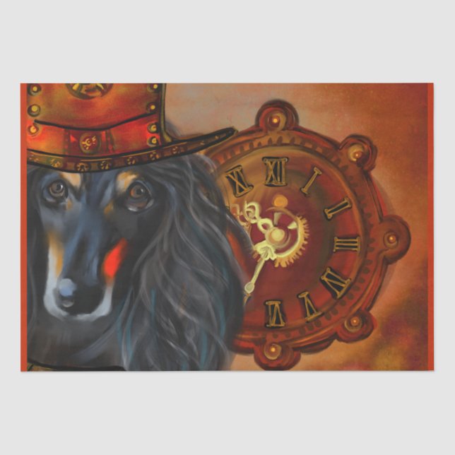 Afghan Hound  Tissue Paper (Front)