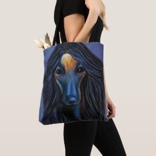 Afghan Hound Tote Bag