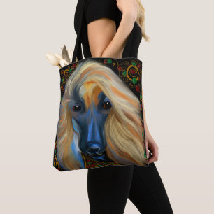 Afghan Hound Tote Bag