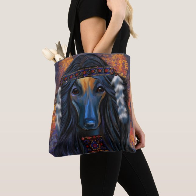 Afghan Hound      Tote Bag (Close Up)