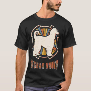 Afghan Hound Vintage Classic Retro Dog Love T-Shirt