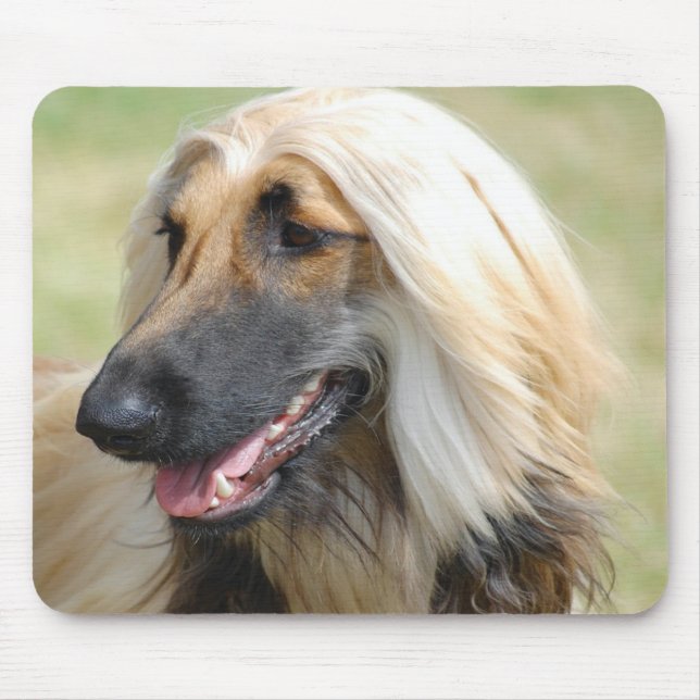 Afghan HoundPuppy Dog Mouse Mat (Front)