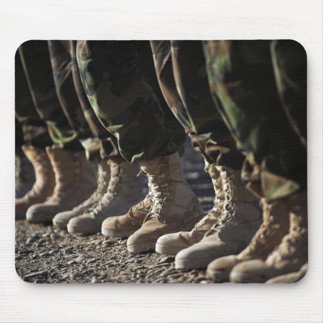 Afghan National Army Air Corp Soldiers Mouse Mat (Front)