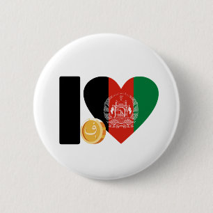 Afghan pride - For real Afghans! 6 Cm Round Badge