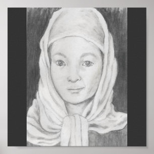Afghan schoolgirl poster