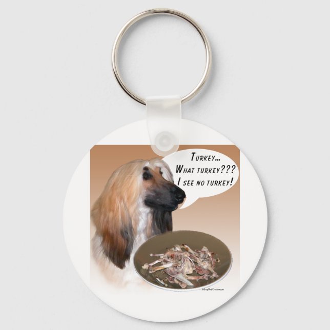 Afghan Turkey Key Ring (Front)