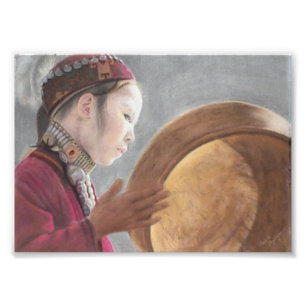 Afghani Girl Photo Print