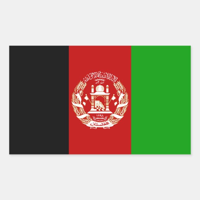 Afghanista Flag Sticker (Front)