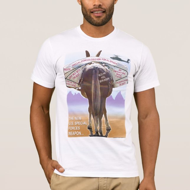 Afghanistan Army Mule T-Shirt (Front)