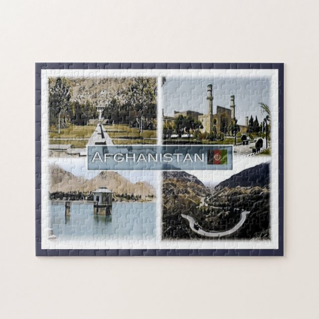 Afghanistan - Asia - Mosaic - Jigsaw Puzzle (Horizontal)