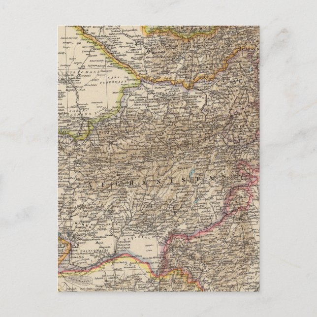 Afghanistan, Baluchistan Postcard (Front)