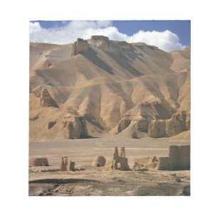 Afghanistan, Bamian Valley. Ancient earthen Notepad
