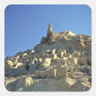 Afghanistan, Bamian Valley. Legend tells that Square Sticker