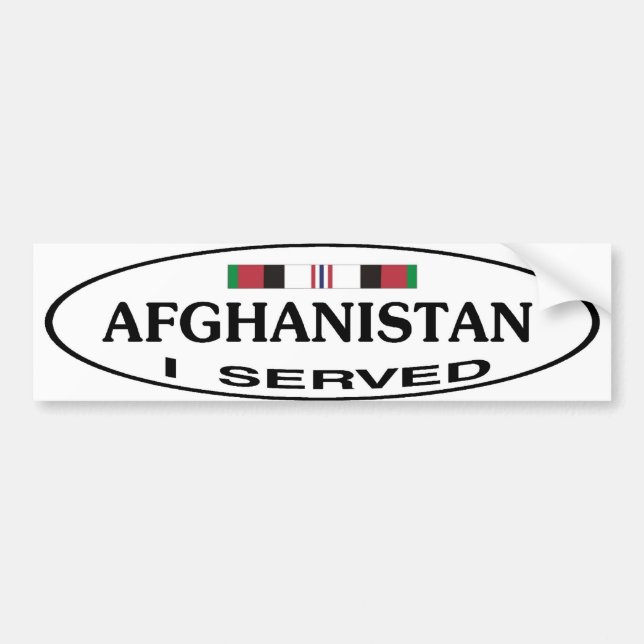 AFGHANISTAN BUMP STICKER (Front)