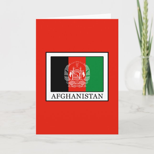 Afghanistan Card (Front)