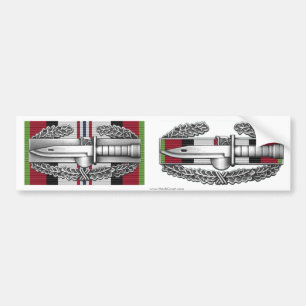 Afghanistan Combat Action Badge Sticker Pair