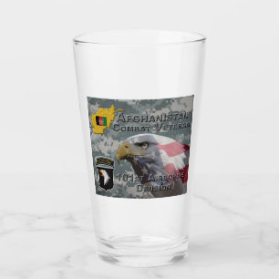 “Afghanistan Combat Veteran” – 101st Airborne Div Glass