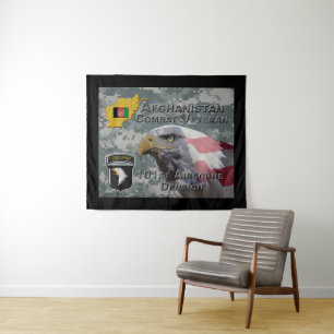 “Afghanistan Combat Veteran” – 101st Airborne Divi Tapestry