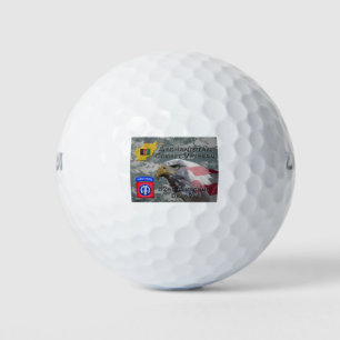 “Afghanistan Combat Veteran” - 82nd Airborne Divis Golf Balls