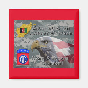 “Afghanistan Combat Veteran” - 82nd Airborne Divis Magnet