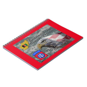 “Afghanistan Combat Veteran” - 82nd Airborne Divis Notebook