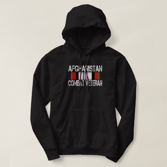 Afghanistan Combat Veteran Hoodie (Design Front)