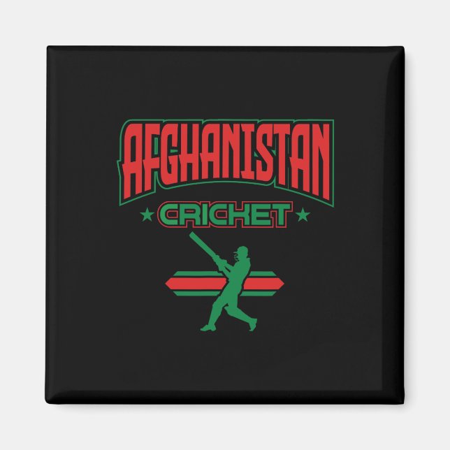 Afghanistan Cricket 1  Magnet (Front)