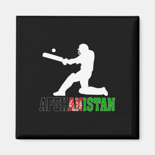 Afghanistan Cricket Fan Jersey 2025 Afghan Cricket Magnet