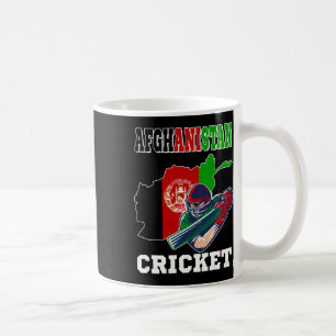 Afghanistan Cricket Player Flag Jersey Afghan Spor Coffee Mug