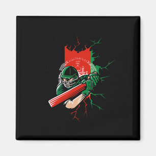 Afghanistan Cricket T Shirt Kit Gift For Afghani F Magnet
