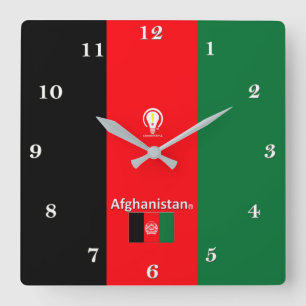 Afghanistan Designer Wall Clock