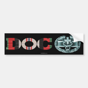 Afghanistan DOC Combat Medical Badge Sticker