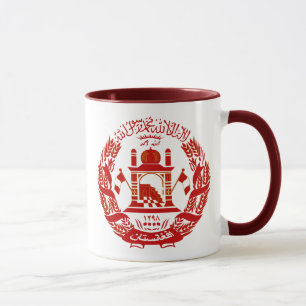afghanistan emblem mug